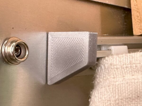 Curtain Track End Cap Silver / Aluminum Color Fits Airstream 200784 200785 - Image 8