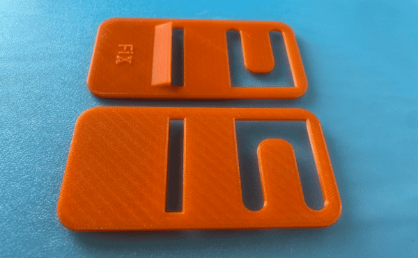 Airing Card (pair) for Dometic 3850781026 Hi-Vis Orange Perspective